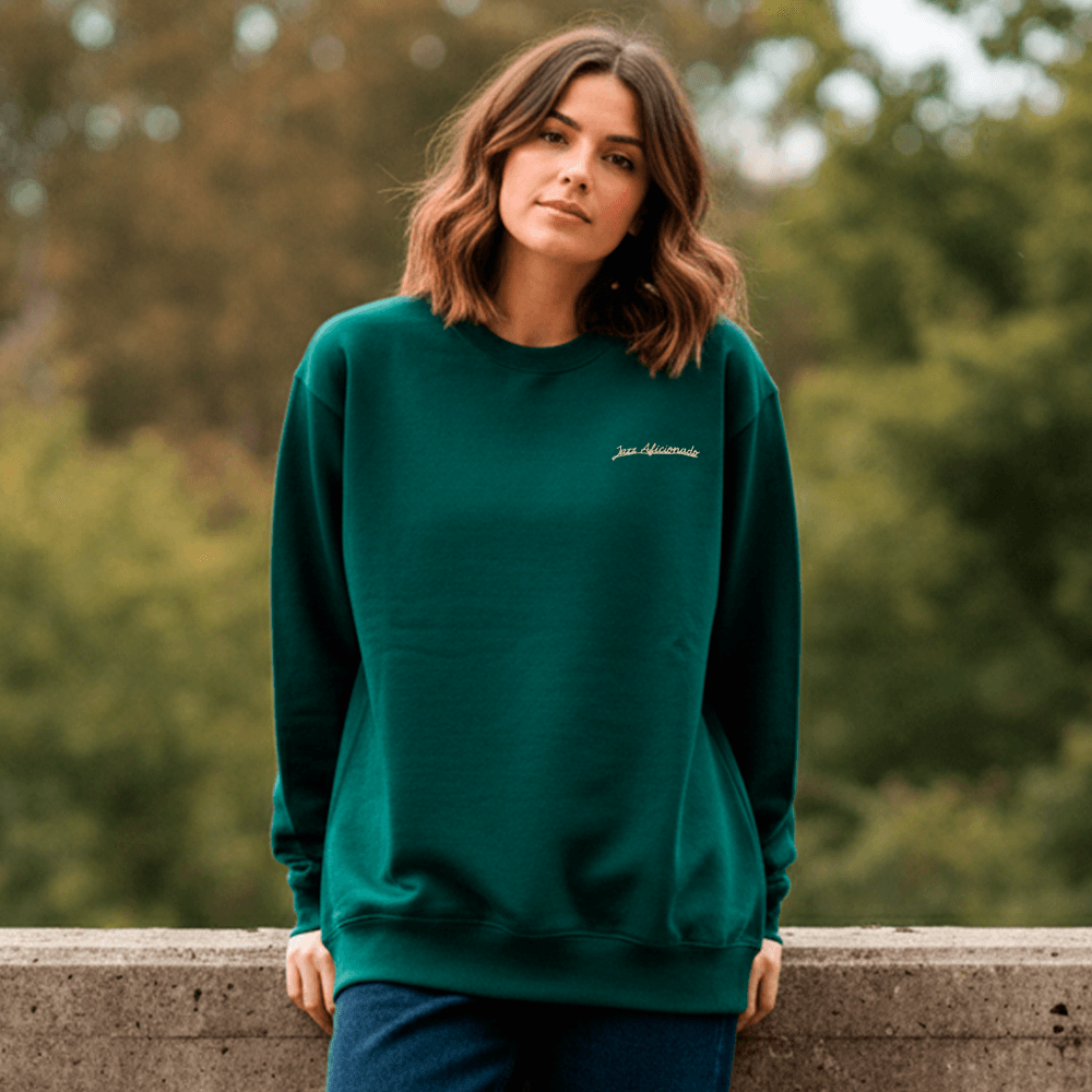 Sudadera verde Jazz Aficionado